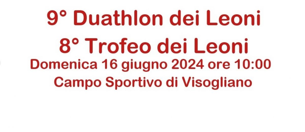 9° Duathlon dei Leoni, 8° Trofeo dei Leoni